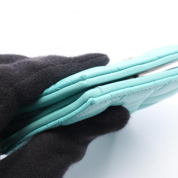 CHANEL Green Leather Wallet - Picture 7 of 7